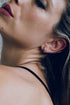 BOWIE 925 Silver Single Ear Cuff with Chain